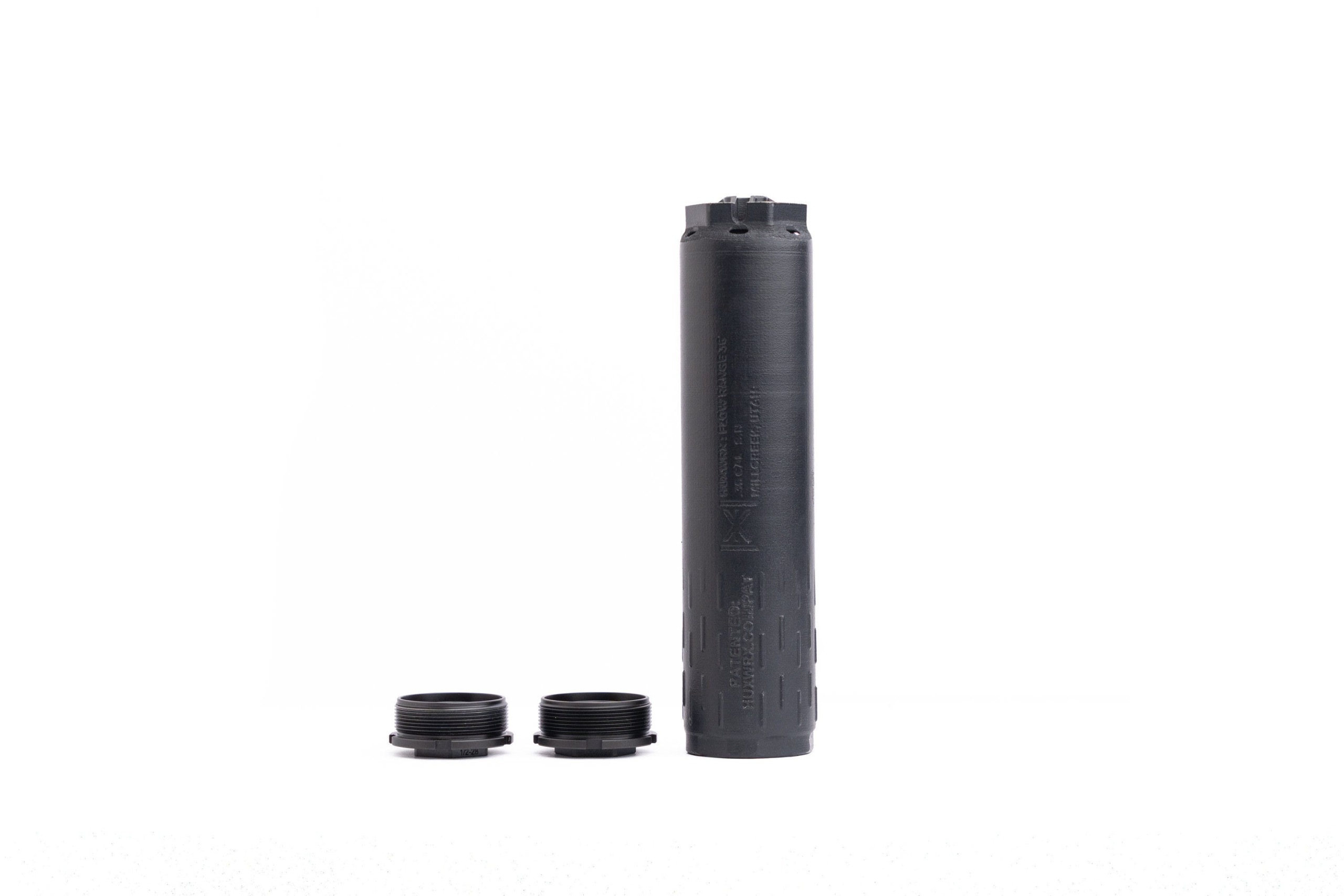 HUXWRX Flow Range 36 Ti .36 Caliber w/ 1/2x28 & 5/8x24 Adapter HUXWRX Flow Range 36 Ti .36 Caliber w/ 1/2x28 & 5/8x24 Adapter