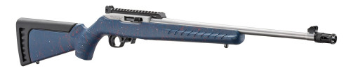Ruger 10/22 250th Anniversary Stainless / Blue .22 LR 18.5" Threaded Barrel 10-Rounds