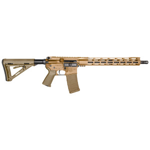 DIAMONDBACK DB15 Iron Valley Exclusive, DB15, 16″, w/ 15″ M-LOK Rail, 5.56 NATO. Burnt Bronze Cerakote