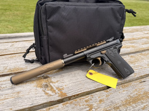 RUGER MARK IV SD BURNT BRONZE 22/45 22LR PISTOL 4.4" w/Silencer 2-10RD MAGS (HIPOHP22-BRONZE)