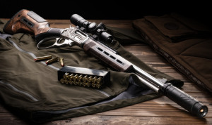 Marlin 1895 SBL Black Death 45-70 Gov 5+1 16.17" Threaded Barrel, Alloy Steel Receiver w/Picatinny Rail "Cnc Firearms CNCBLKDEATH"