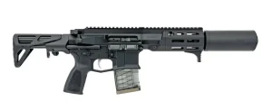MAXIM PDX-SD- SUPPRESSED SBR 300 BLKOUT 5.5IN BARREL 20RD BLACK-MD-SCW STOCK-ALG TRIGGER-SDX TWO PIECE HANDGUARD-PDX-SD 7.62 SUPPRESSOR MXM-47843