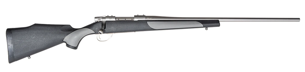 Weatherby Vanguard Weatherguard Full Size 30-06 Springfield 5+1 22" Satin Threaded BBL, Satin Stainless Drilled & Tapped Rcvr, Black/Gray Weatherguard,Rifle Weatherby Vanguard Weatherguard Full Size 30-06 Springfield 5+1 22" Satin Threaded BBL, Satin Stainless Drilled & Tapped Rcvr, Black/Gray Weatherguard,Rifle