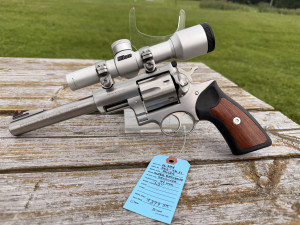 PRE-OWNED RUGER SUPER REDHAWK 44 MAG 7.5" W/NIKON SCOPE