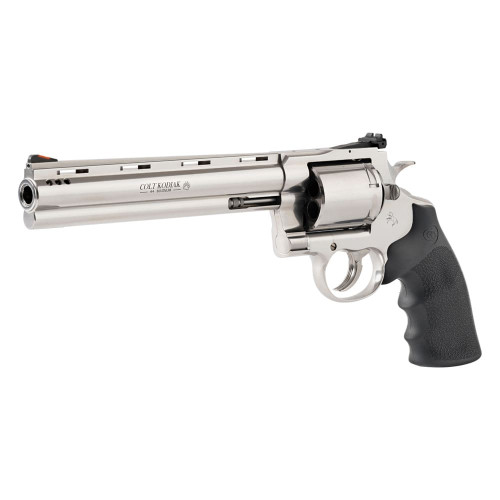 Colt Kodiak .44 Magnum 8" Ported Bbl Unfluted Cylinder Red Ramp Front/Adjustable Rear Sight 6rd Cap Rubber Grip SS Revolver