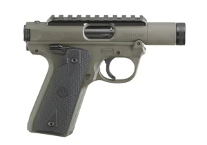 Ruger Mark IV 22/45 Tactical .22 LR Pistol 3" threaded barrel OD Green