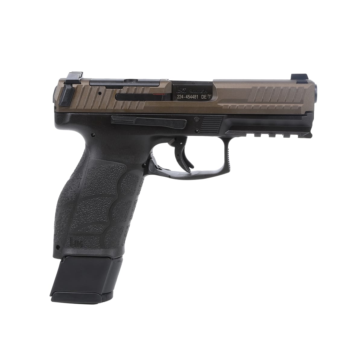 Heckler and Koch HK VP9A1 X Crossover 9mm 4.09" Bbl Optics Ready 17rnd Frame PI Midnight Bronze Handgun w/(1) 17rd & (1) 20rd Mag Heckler and Koch HK VP9A1 X Crossover 9mm 4.09" Bbl Optics Ready 17rnd Frame PI Midnight Bronze Handgun w/(1) 17rd & (1) 20rd Mag