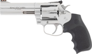 Colt Firearms King Cobra Target Stainless / Black .357 Mag / .38 SPL 4.25" Barrel 6-Rounds w/ Hogue Grip